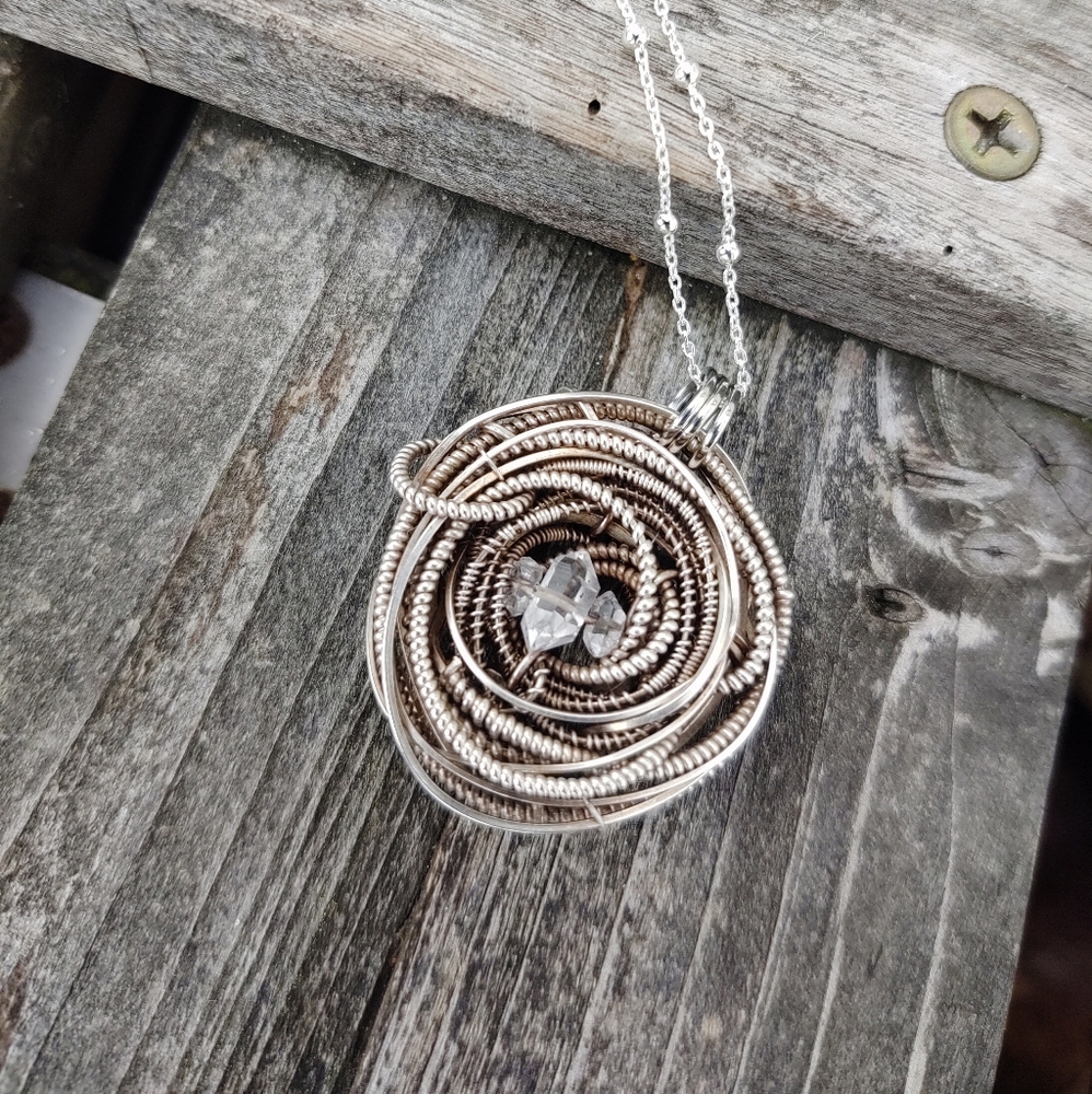 Herkimer Diamonds in Sterling Silver